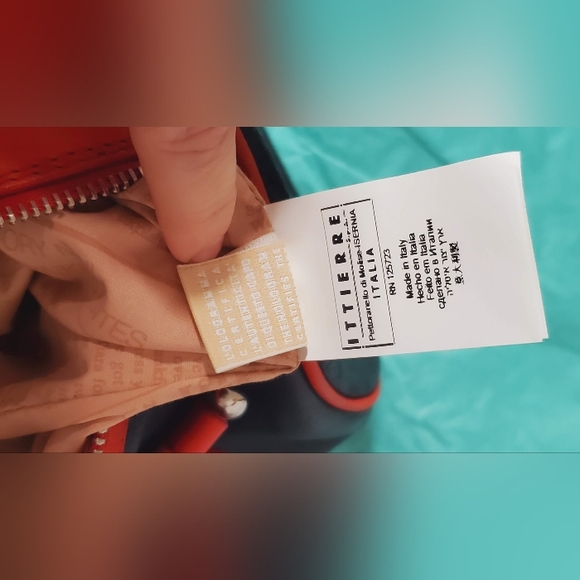 RARE! JOHN GALLIANO BLACK RED LEATHER BOSTON/BOWLING BAG NEW WITH/ TAG FULL SET - Picture 8 of 12